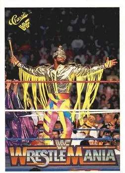 1990 Classic WWF The History of Wrestlemania #123 - "Macho King" Randy Savage - Front