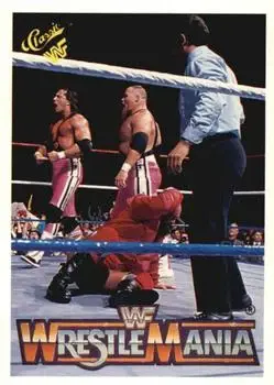1990 Classic WWF The History of Wrestlemania #124 - Card #124