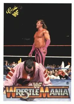 1990 Classic WWF The History of Wrestlemania #128 - Card #128 1990 Classic WWF The History of Wrestlemania #128 - Card #128