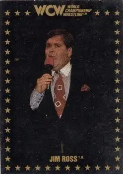 1991 Championship Marketing WCW #15 - Jim Ross - Front 1991 Championship Marketing WCW #15 - Jim Ross - Front