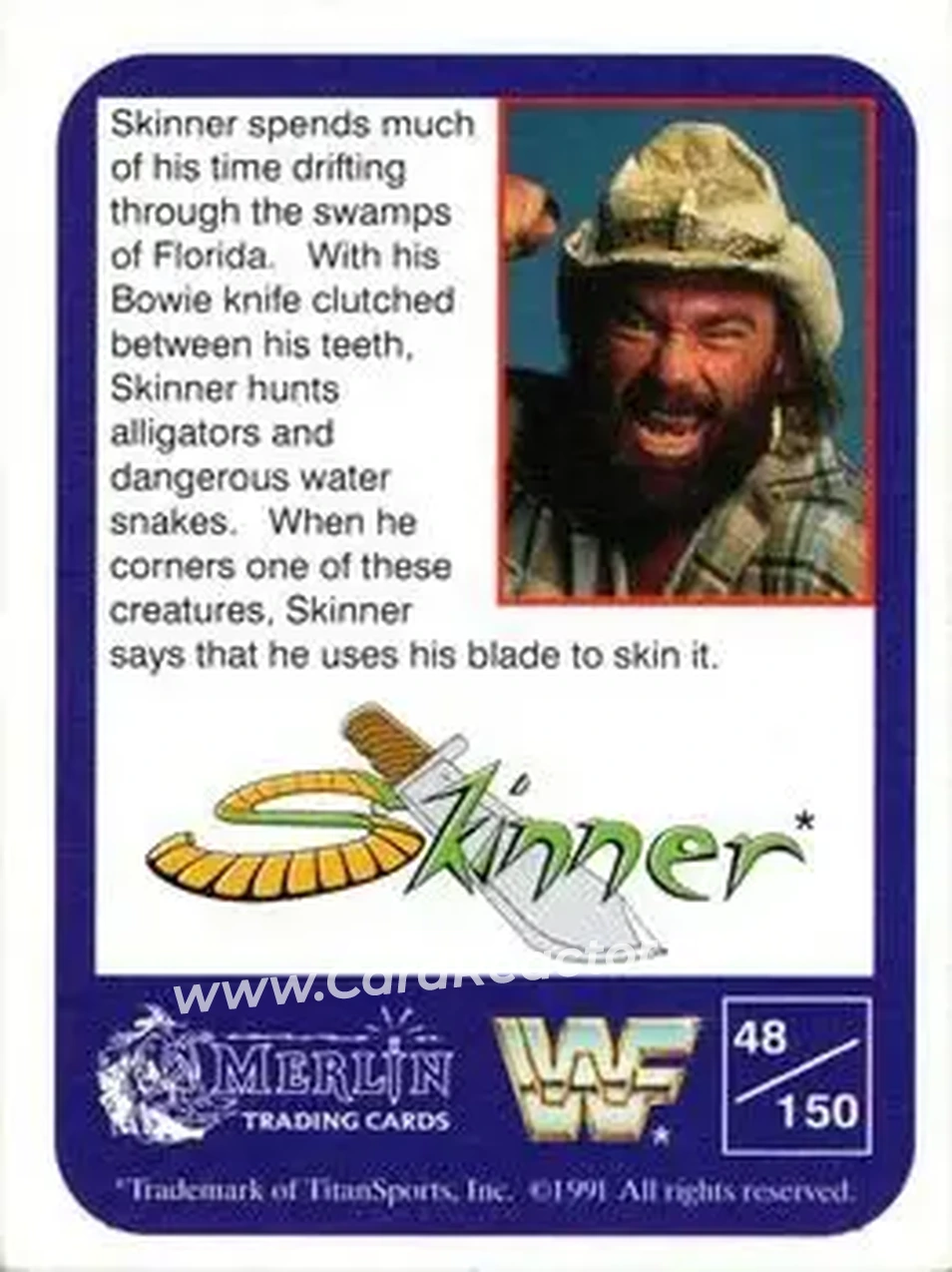 1991 Merlin WWF #48 - Steve Keirn