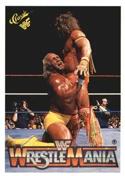 1990 Classic WWF The History of Wrestlemania #135 - Card #135 1990 Classic WWF The History of Wrestlemania #135 - Card #135