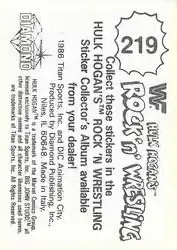 1986 Hulk Hogan's Rock 'n' Wrestling Stickers #219 - Captain Lou Albano
