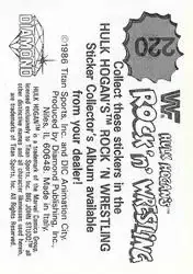 1986 Hulk Hogan's Rock 'n' Wrestling Stickers #220 - Captain Lou Albano