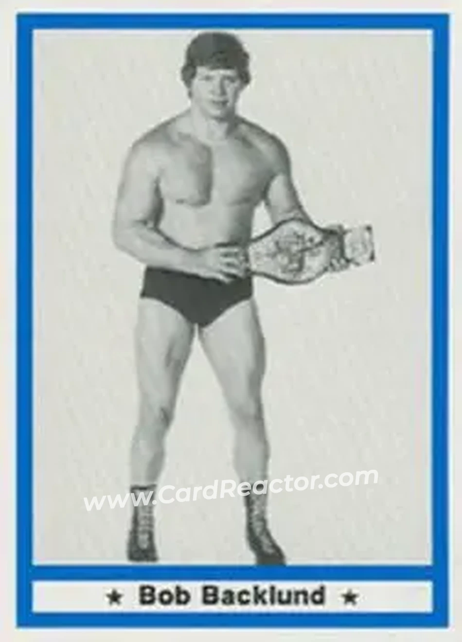 1991 Imagine Wrestling Legends #45 - Bob Backlund 1991 Imagine Wrestling Legends #45 - Bob Backlund