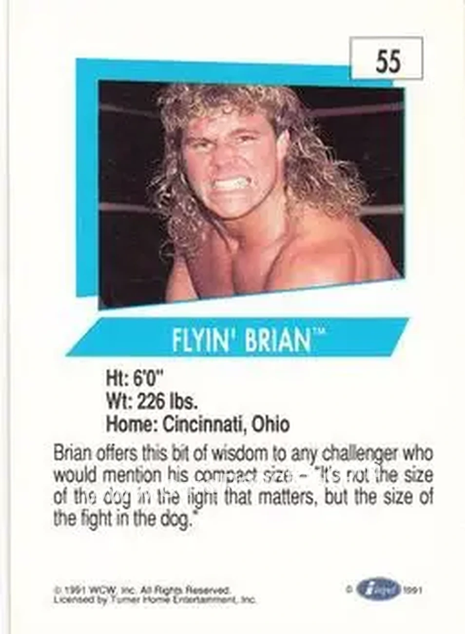 1991 Impel WCW #55 - Brian Pillman