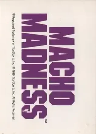 1990 Classic WWF #137 - "Macho King" Randy Savage