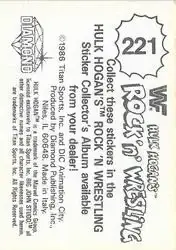 1986 Hulk Hogan's Rock 'n' Wrestling Stickers #221 - Captain Lou Albano