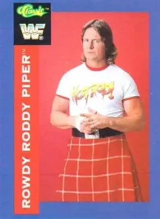 1991 Classic WWF Superstars #65 - Rowdy Roddy Piper