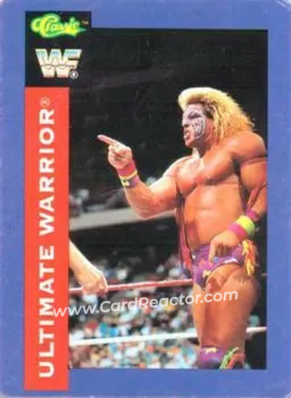1991 Classic WWF Superstars #70 - The Ultimate Warrior 1991 Classic WWF Superstars #70 - The Ultimate Warrior