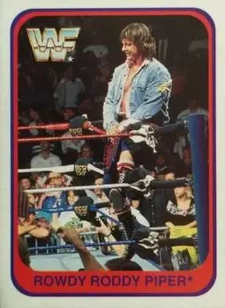 1991 Merlin WWF (Italian) #69 - Rowdy Roddy Piper