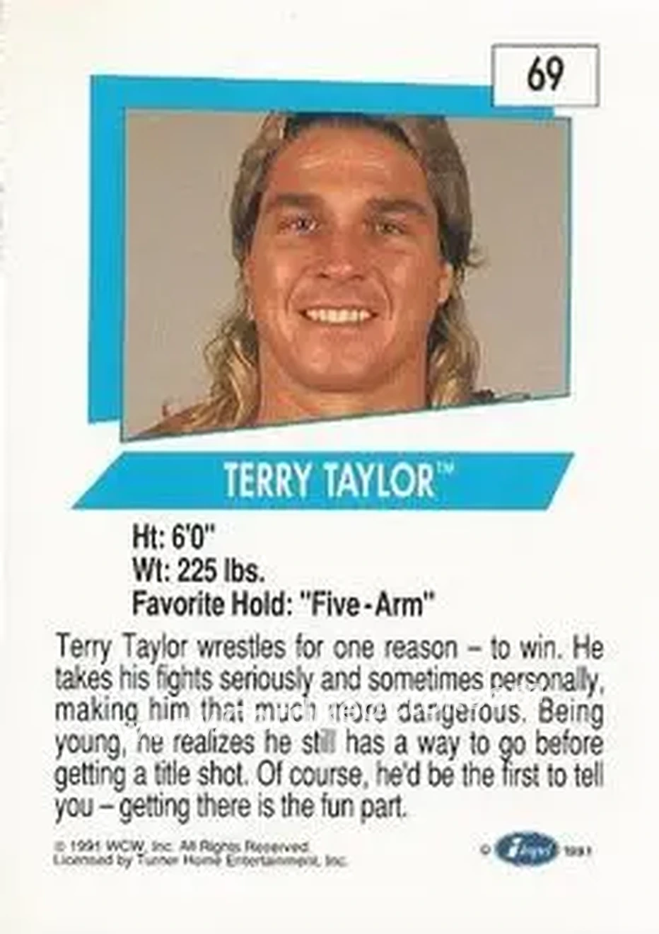 1991 Impel WCW #69 - Red Rooster