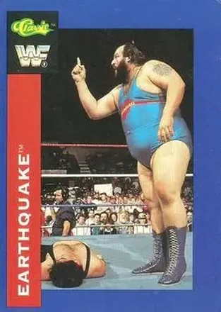1991 Classic WWF Superstars #75 - Earthquake 1991 Classic WWF Superstars #75 - Earthquake