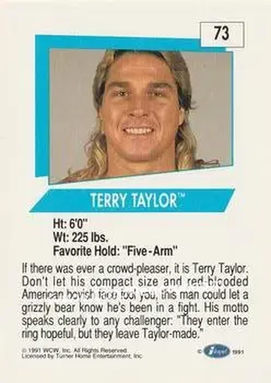 1991 Impel WCW #73 - Red Rooster