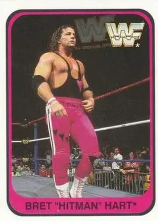 1991 Merlin WWF #86 - Bret "Hit Man" Hart 1991 Merlin WWF #86 - Bret "Hit Man" Hart