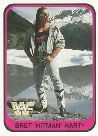 1991 Merlin WWF #88 - Bret "Hit Man" Hart 1991 Merlin WWF #88 - Bret "Hit Man" Hart