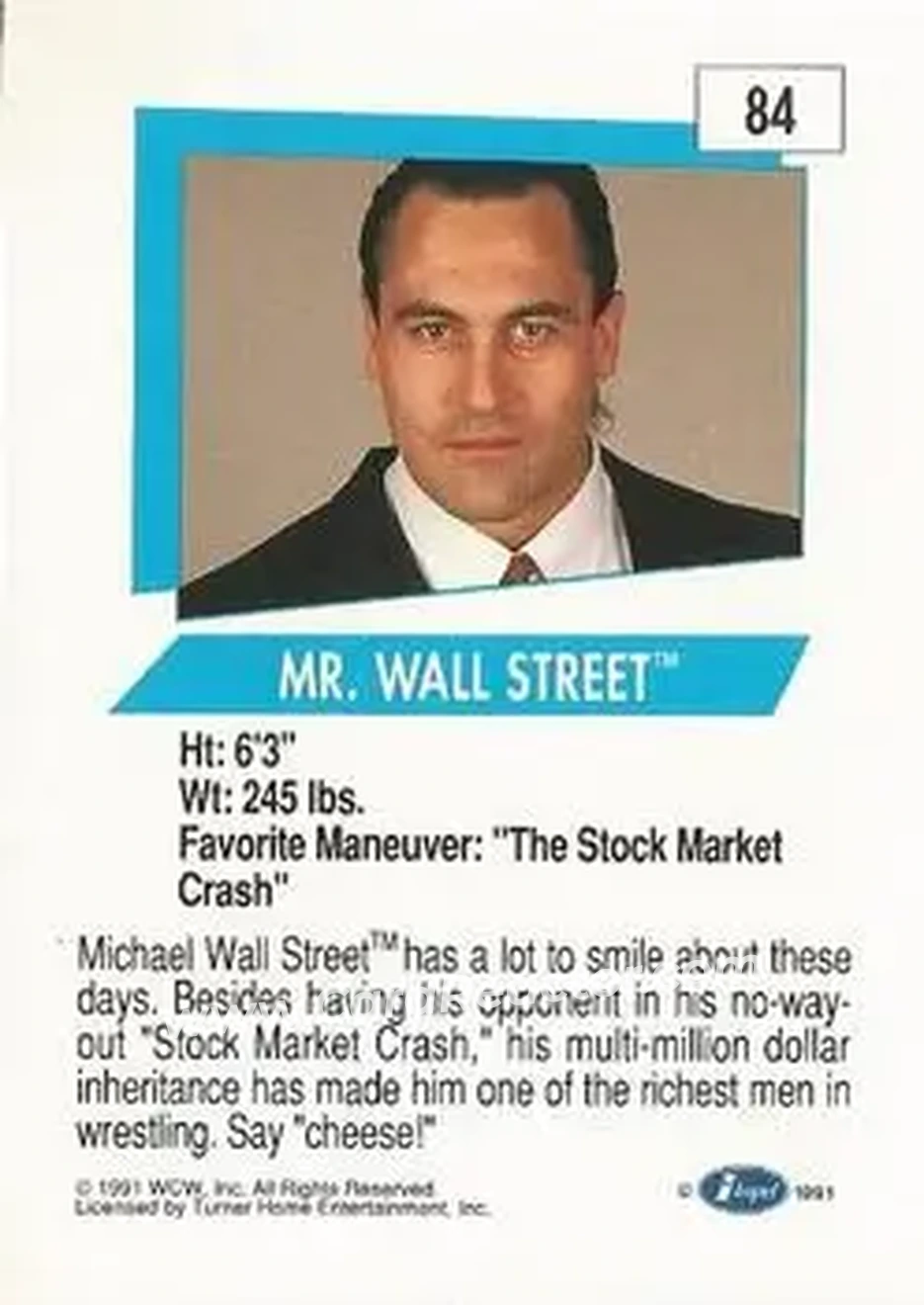 1991 Impel WCW #84 - Mike Rotunda 1991 Impel WCW #84 - Mike Rotunda