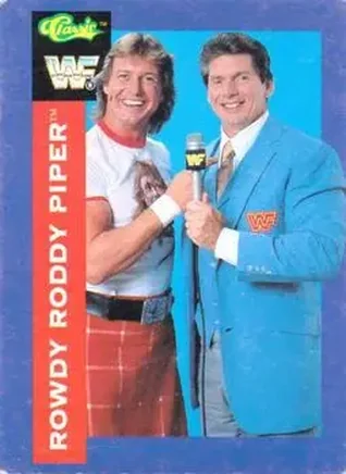 1991 Classic WWF Superstars #87 - Rowdy Roddy Piper