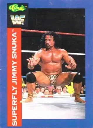 1991 Classic WWF Superstars #95 - Superfly Jimmy Snuka 1991 Classic WWF Superstars #95 - Superfly Jimmy Snuka