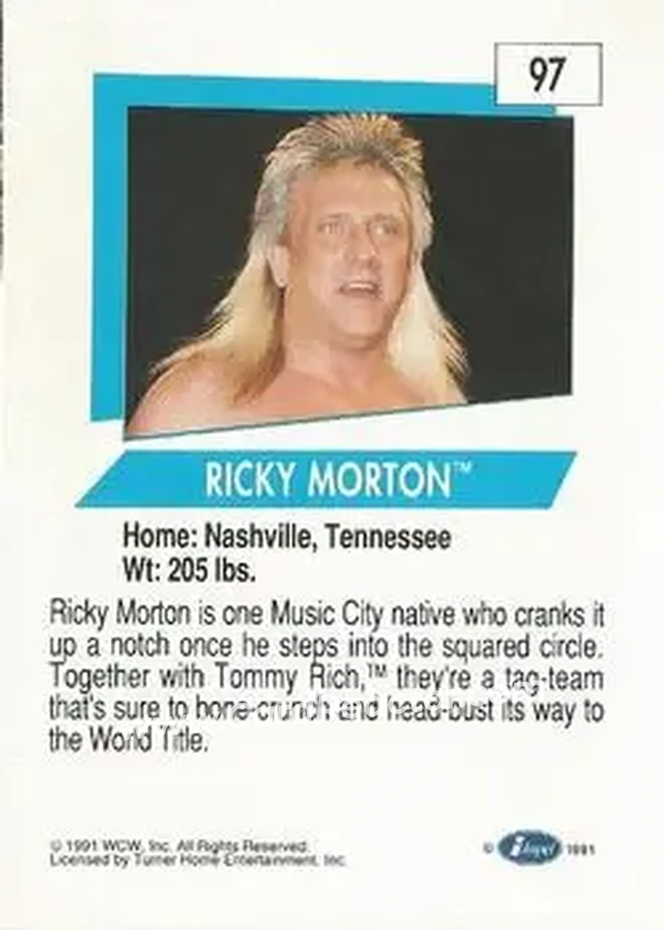 1991 Impel WCW #97 - Ricky Morton