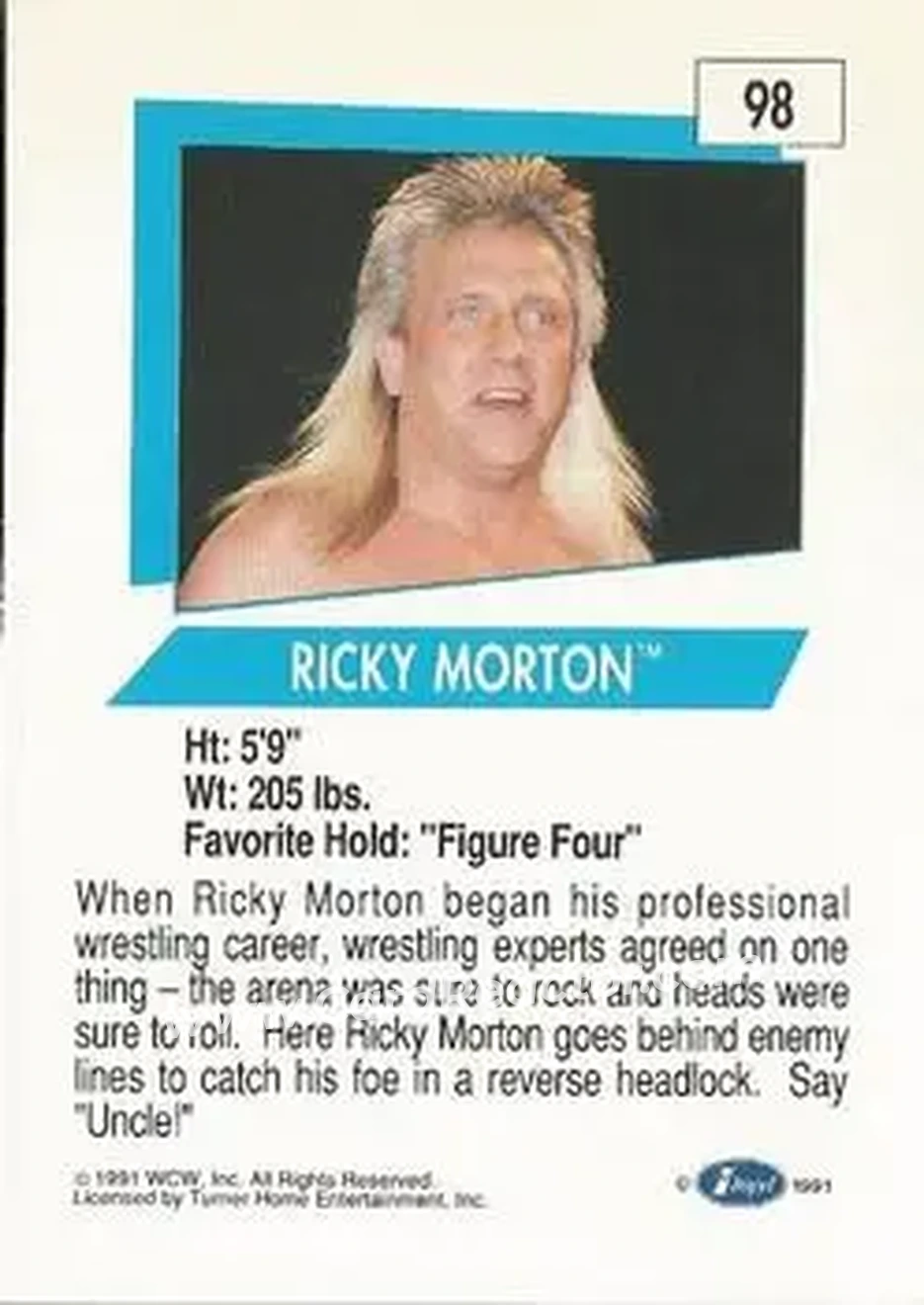 1991 Impel WCW #98 - Ricky Morton