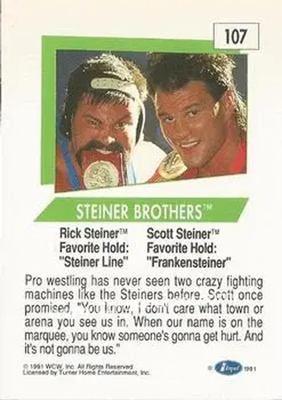 1991 Impel WCW #107 - The Steiner Brothers