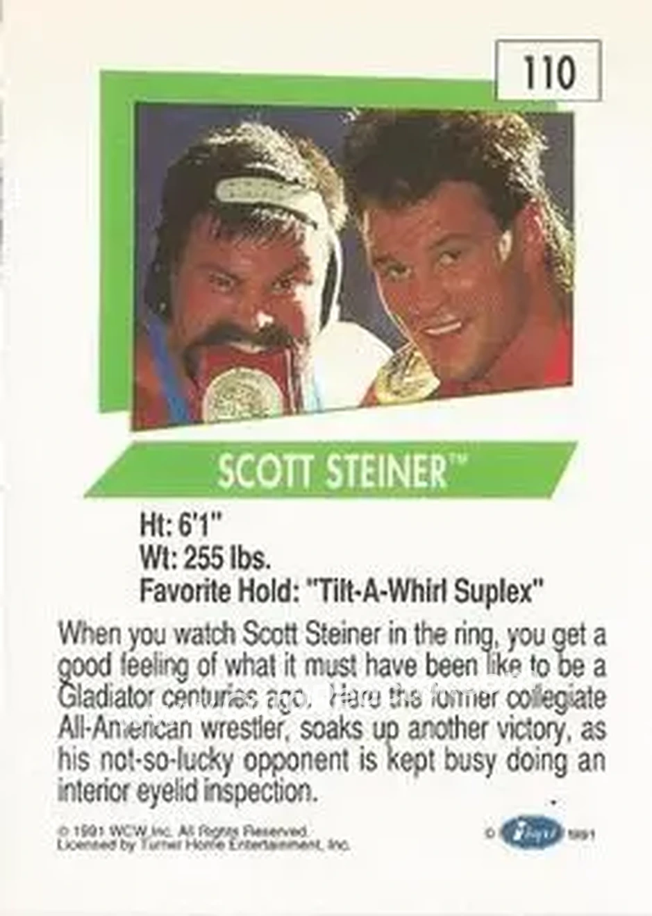 1991 Impel WCW #110 - The Steiner Brothers 1991 Impel WCW #110 - The Steiner Brothers