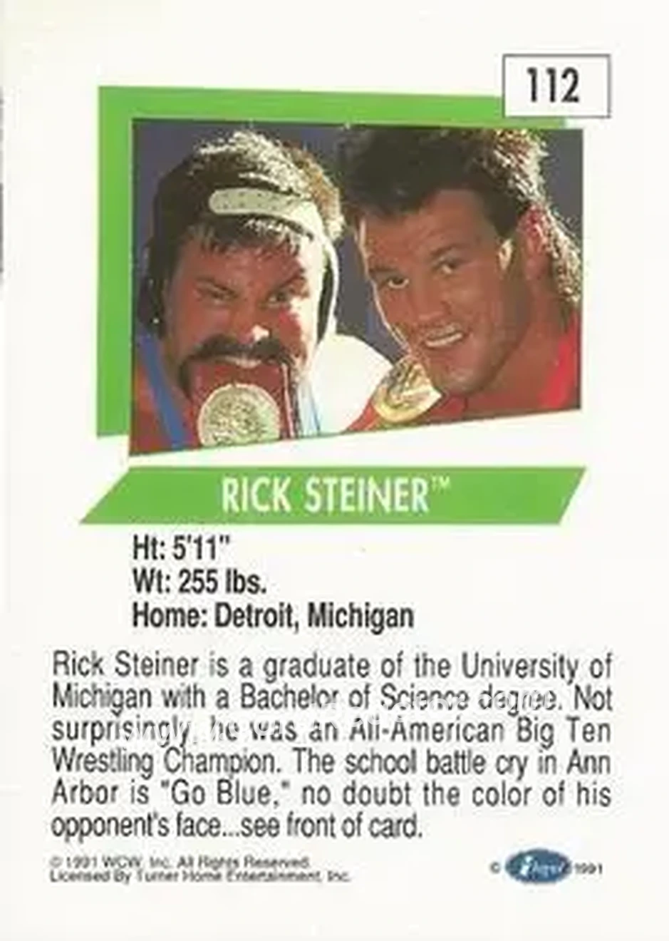 1991 Impel WCW #112 - The Steiner Brothers