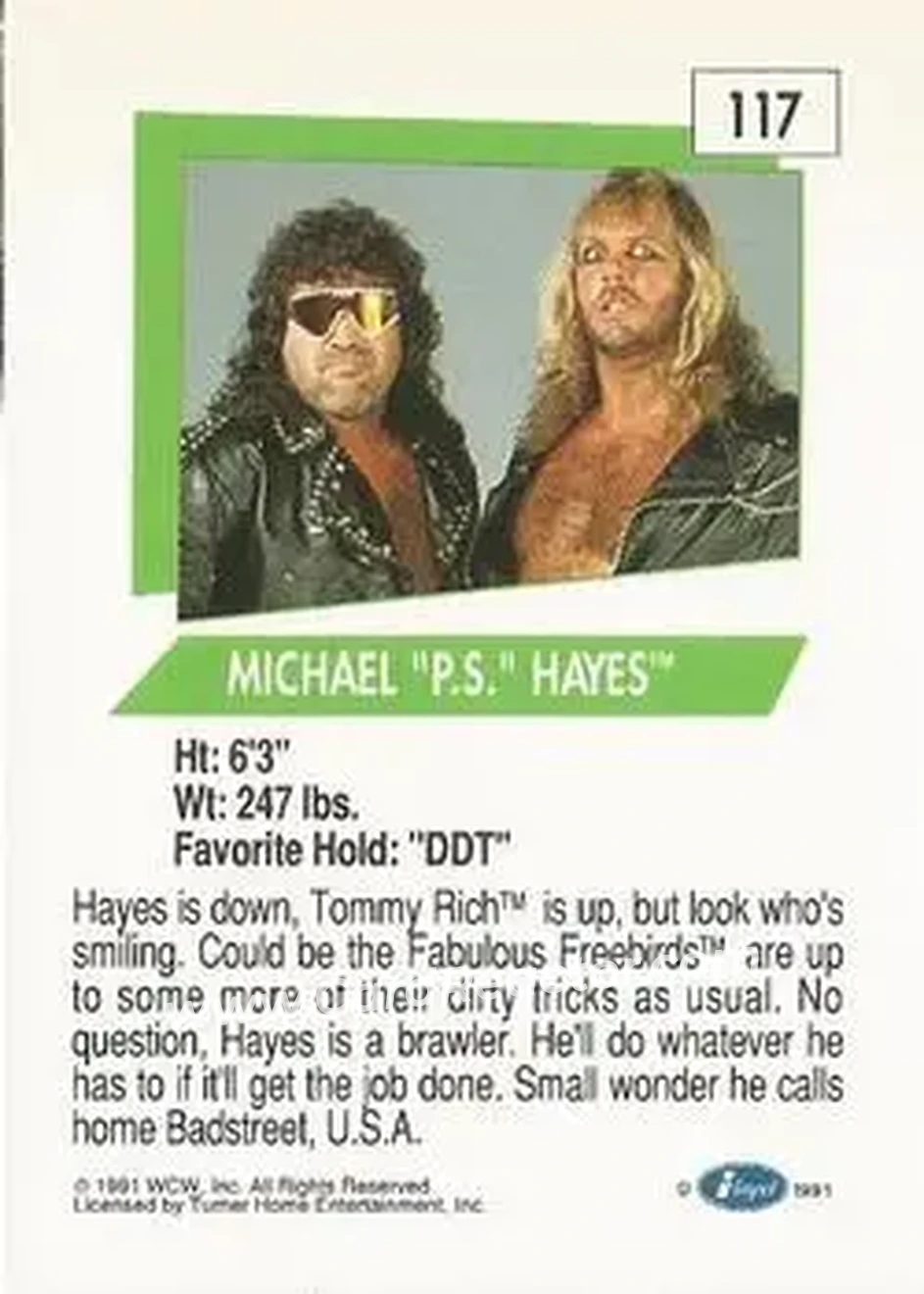 1991 Impel WCW #117 - Card #117