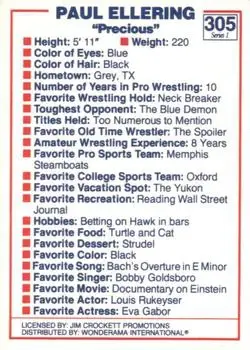 1988 Wonderama NWA #305 - Paul Ellering