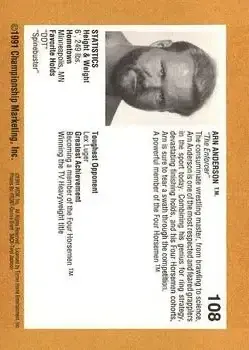 1991 Championship Marketing WCW #108 - Card #108