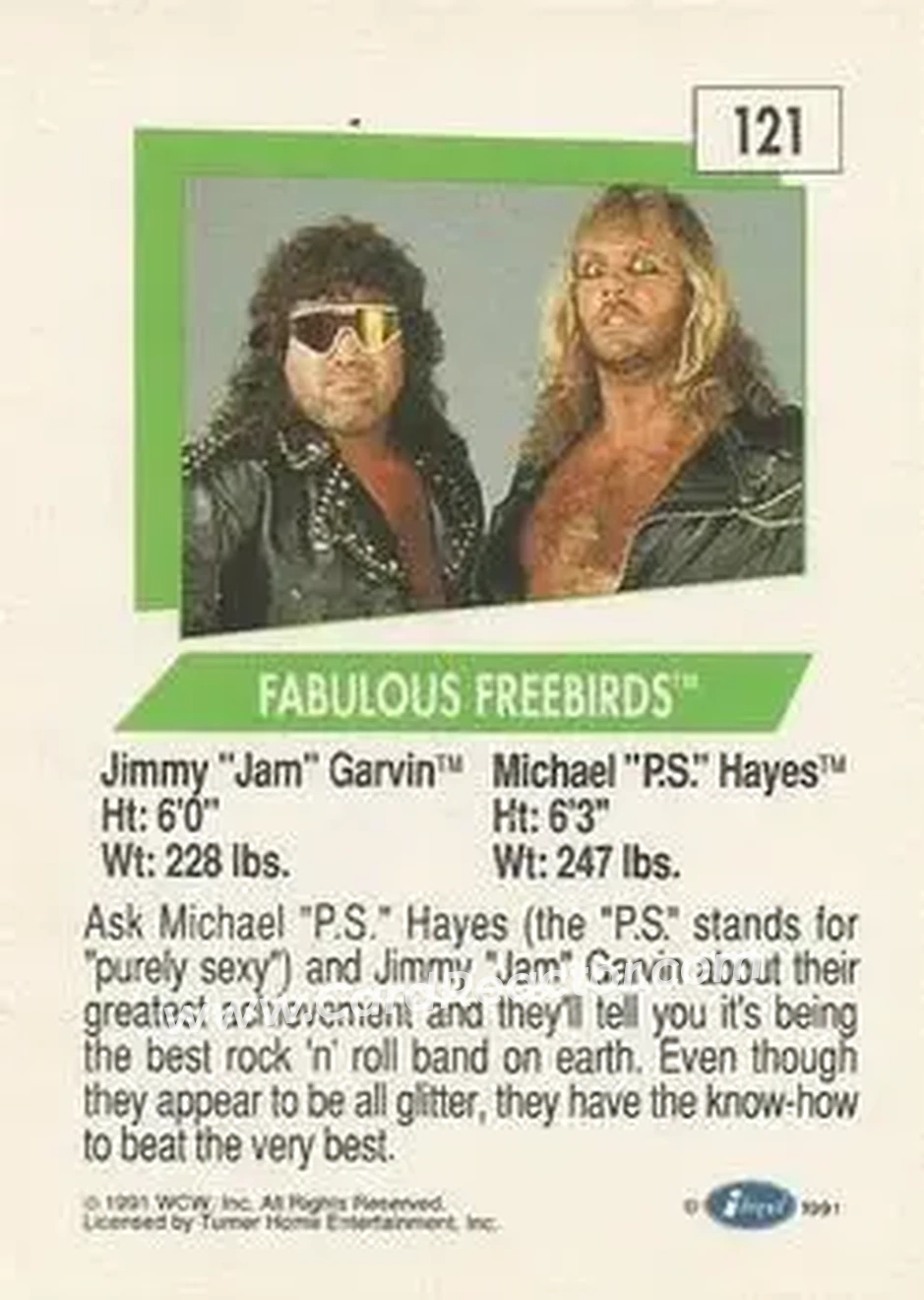 1991 Impel WCW #121 - Card #121