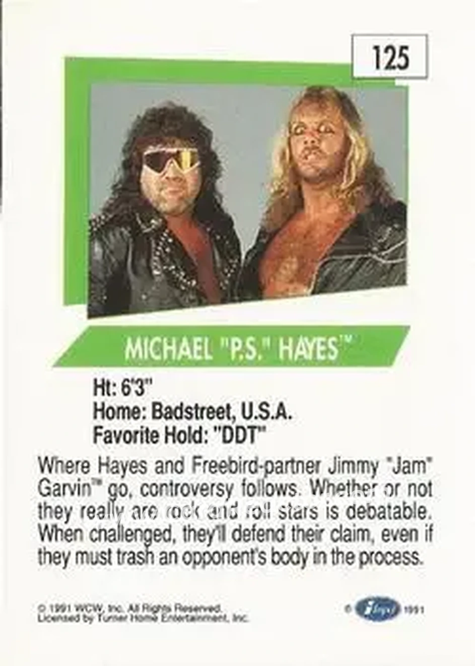 1991 Impel WCW #125 - Card #125