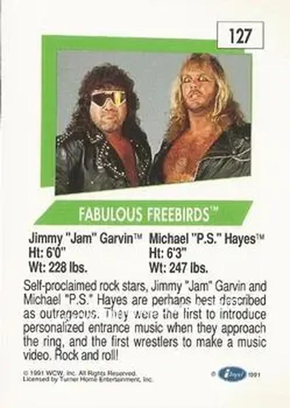 1991 Impel WCW #127 - Card #127