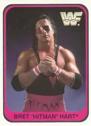 1991 Merlin WWF #122 - Bret "Hit Man" Hart 1991 Merlin WWF #122 - Bret "Hit Man" Hart