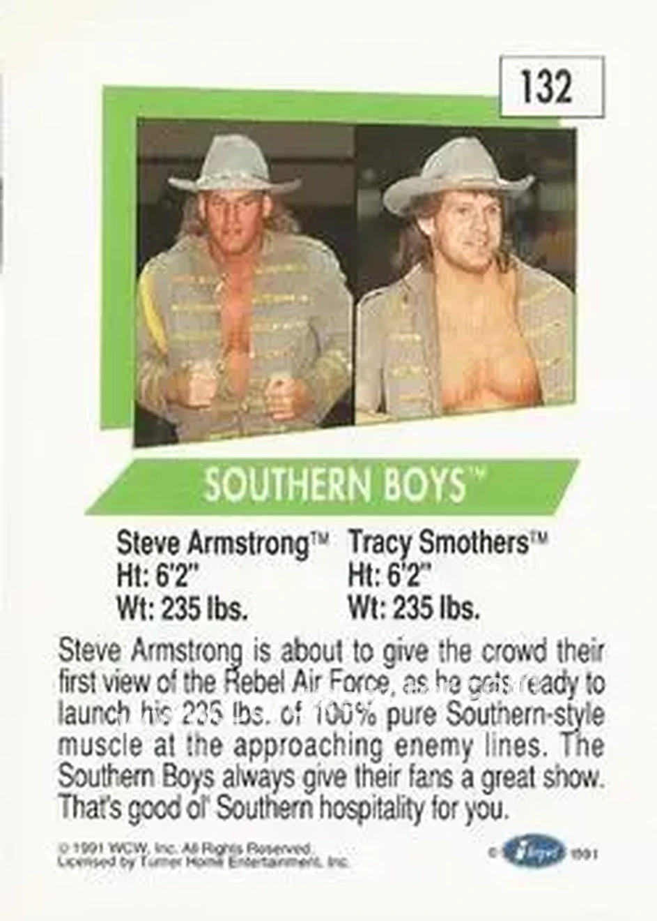 1991 Impel WCW #132 - Card #132 1991 Impel WCW #132 - Card #132