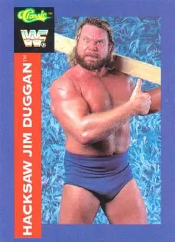 1991 Classic WWF Superstars #126 - Hacksaw Jim Duggan - Front