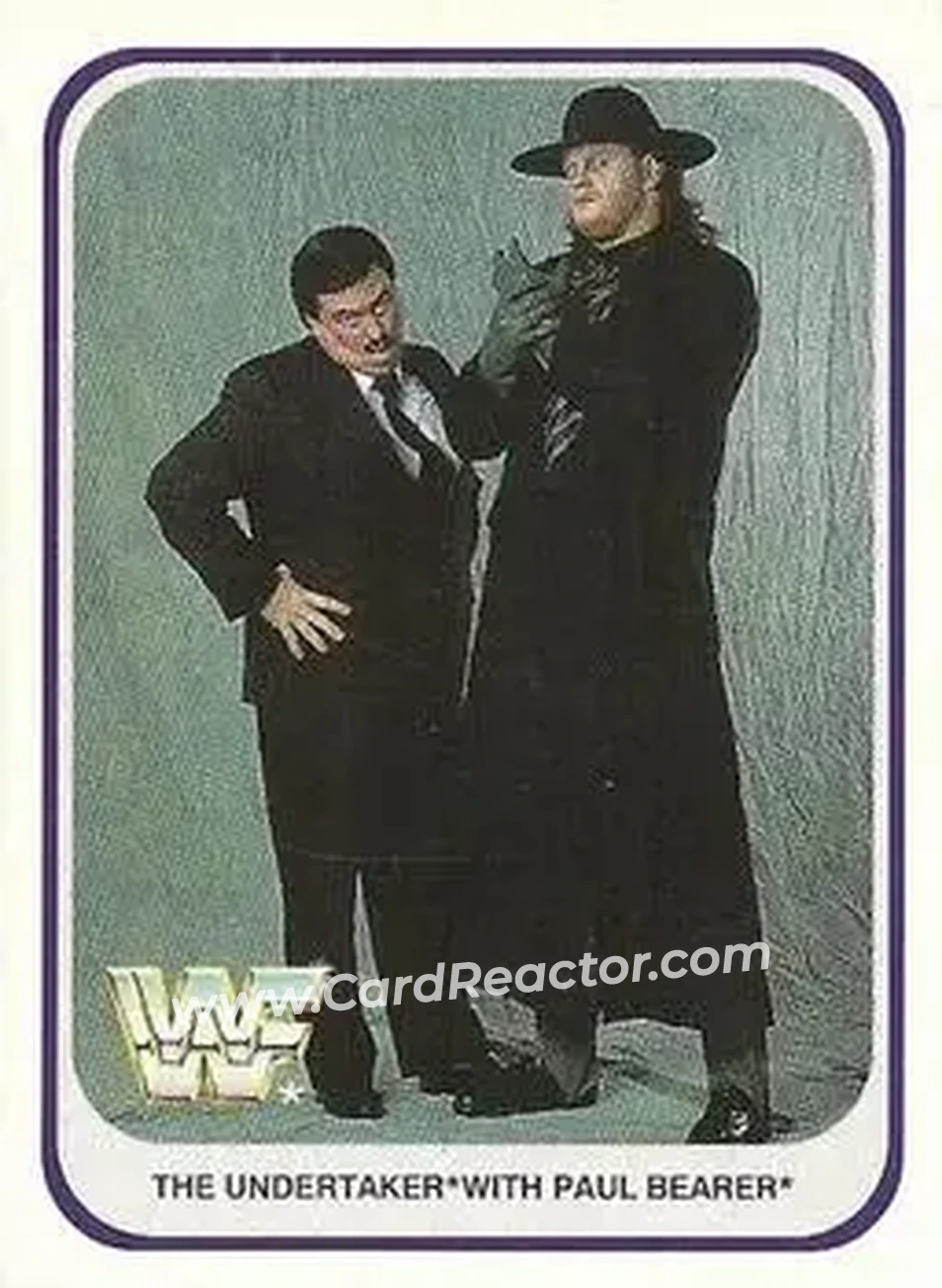 1991 Merlin WWF (German) #136 - Card #136 1991 Merlin WWF (German) #136 - Card #136