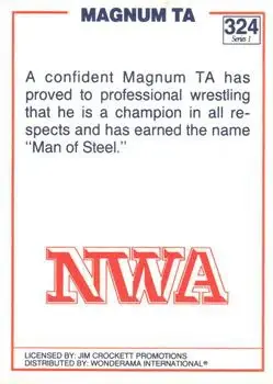 1988 Wonderama NWA #324 - Magnum T.A.