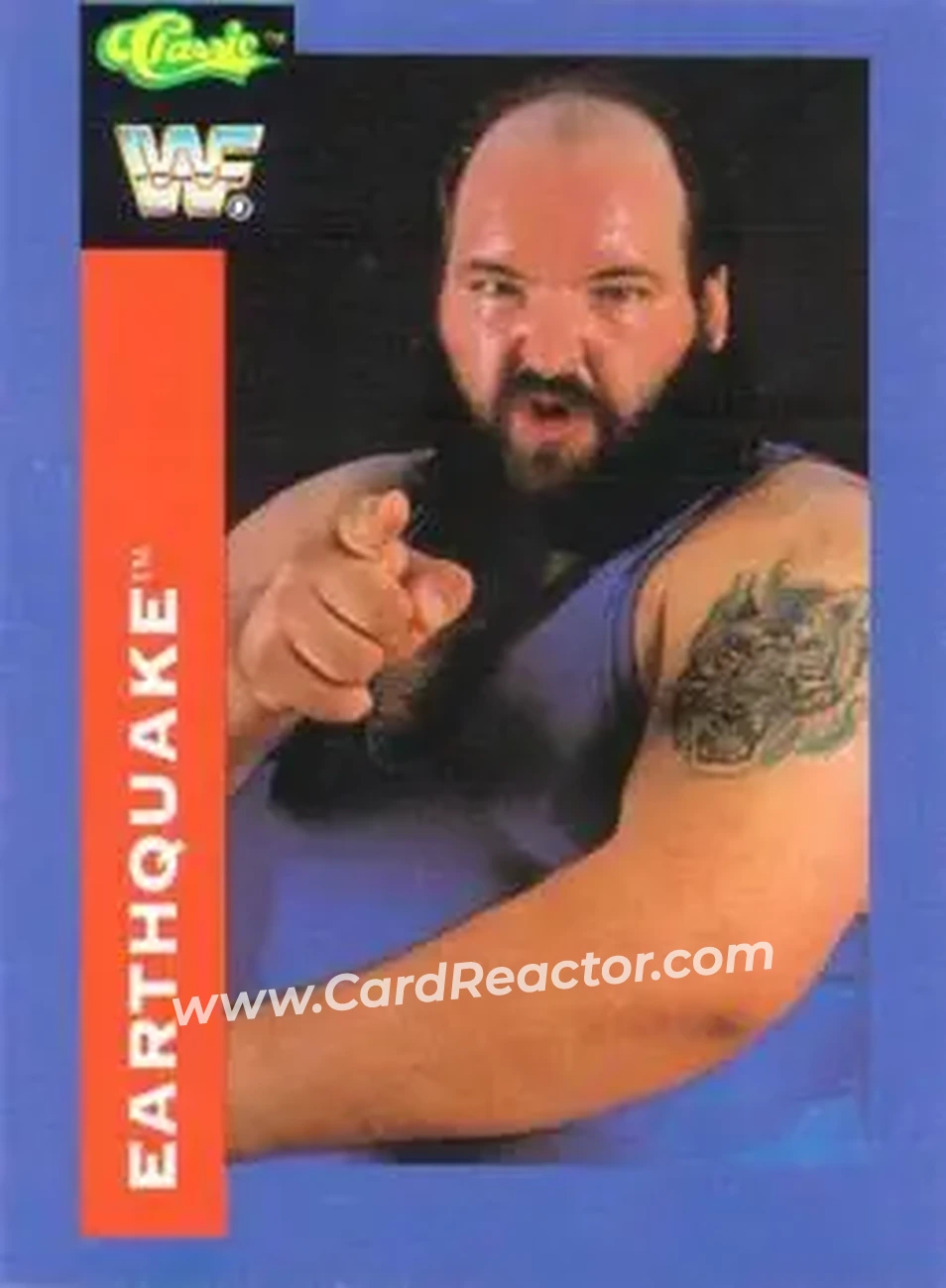 1991 Classic WWF Superstars #138 - Earthquake
