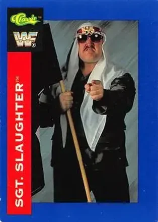 1991 Classic WWF Superstars #142 - Sergeant Slaughter