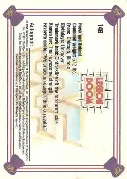 1991 Classic WWF Superstars #146 - Legion of Doom
