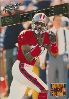 1995 Action Packed Monday Night Football #1 - Jerry Rice - San Francisco 49ers - Front