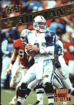 1995 Action Packed Monday Night Football #3 - Troy Aikman - Dallas Cowboys