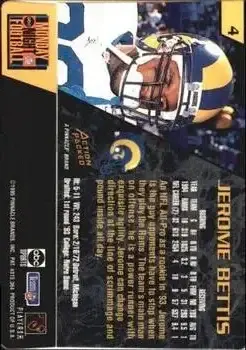 1995 Action Packed Monday Night Football #4 - Jerome Bettis - St. Louis Rams 1995 Action Packed Monday Night Football #4 - Jerome Bettis - St. Louis Rams