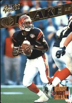 1995 Action Packed Monday Night Football #7 - Jeff Blake - Cincinnati Bengals