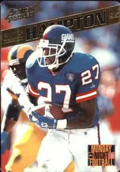 1995 Action Packed Monday Night Football #8 - Rodney Hampton - New York Giants