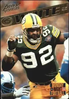 1995 Action Packed Monday Night Football #9 - Reggie White - Green Bay Packers