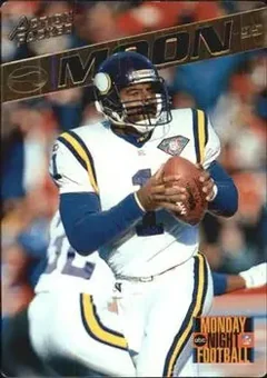 1995 Action Packed Monday Night Football #10 - Warren Moon - Minnesota Vikings
