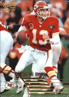 1995 Action Packed Rookies & Stars #2 - Steve Bono - Kansas City Chiefs